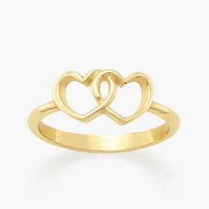 James Avery Two Heart Together Ring 14K Gold